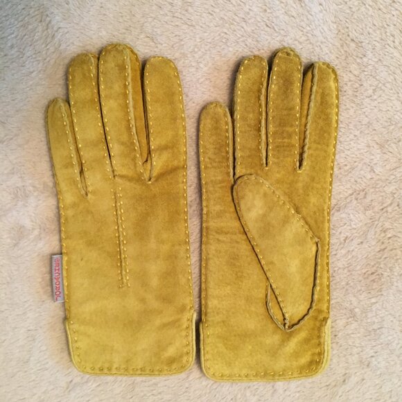 JORDACHE suede gloves size 6.5 - Picture 2 of 10